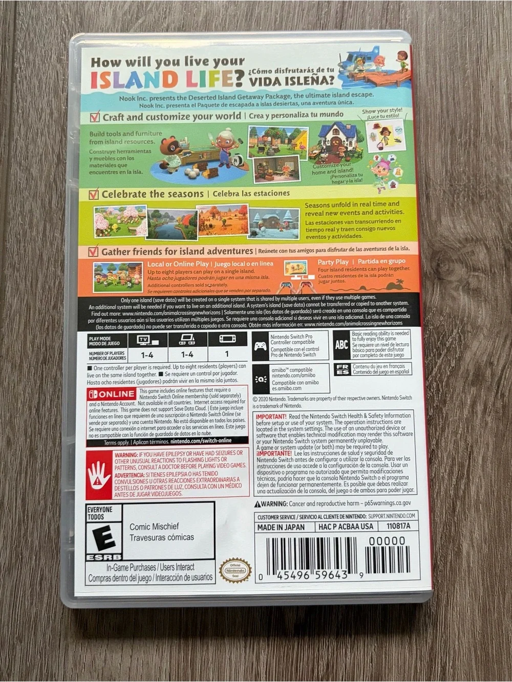 Animal Crossing New Horizons Nintendo Switch